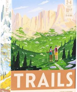 Trails Board Game for Family Fun and Outdoor Strategy 2-4 Players