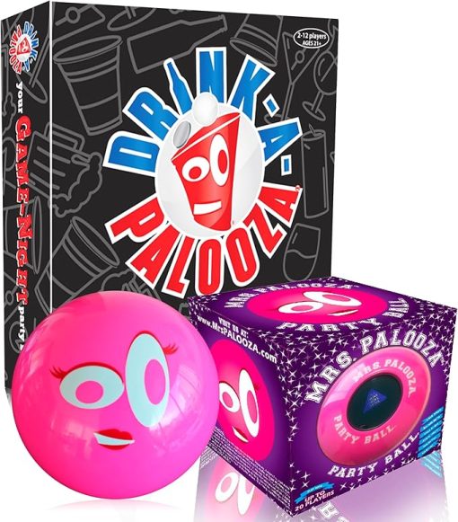 Party Pack: Adult Drinking Games for Game Night with Beer Pong and Flip Cup