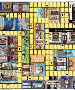 Deluxe 221B Baker Street Board Game for 2-6 Players with 200 Adventures 2