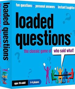 Loaded Questions – The Family/Friends Version of the Classic Game of ‘Who Said What’ ,Blue
