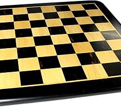 Collectible Rosewood Wooden Chess Game Board Without Pieces – Appropriate Wooden & Brass Chess Pieces Chessmen Available Separately by StonKraft Brand (21 x 21) 2