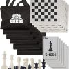 Best Value Tournament Chess Set with 34 Pieces and Vinyl Board