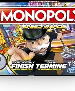 Monopoly Speed Board Game by Hasbro Fast-Paced Fun for Family Game Night