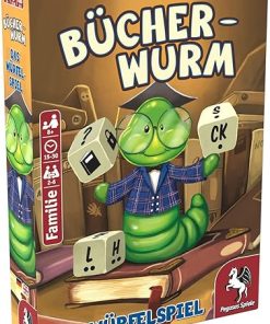Pegasus Spiele Bücherwurm Das Würfelspiel 18335G für Strategiespaß 2