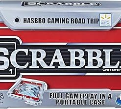 Hasbro Gaming Road Trip Series Scrabble Board Game for Family Fun