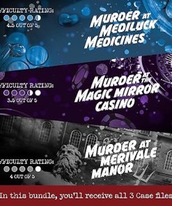 Cryptic Killers Bundle 2 Unsolved Murder Mystery Game for Parties 2