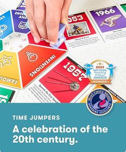 SimplyFun Time Jumpers Educational Kids Game Learn History Geography 2-5 Players Ages 8+ 2