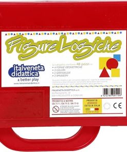 Logical Blocks Plastic Case Teaching Game for Educational Fun 2