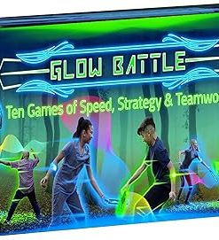 Starlux Games Glow Battle Family Pack – Fun Glow Sword Game for 2-8 Players