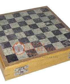 8 Inch Handmade Marble Chess Board Unique Christmas Gift Decor 2