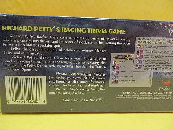 Richard Petty Trivia Game with One Thousand Questions for Fans 2 Richard Petty Trivia Game with One Thousand Questions for Fans - Image 2