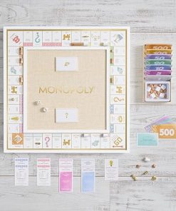 WS Game Company Monopoly Bianco Edition Premium Game Board and Pieces 2