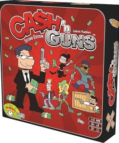 Cash ‘N Guns 2nd Edition Party Game – Unleash Foam-Powered Heist Intimidation! Bluffing Strategy Game for Kids & Adults, Ages 10+, 4-8 Players, 30 Minutes Playtime, Made by Repos Production