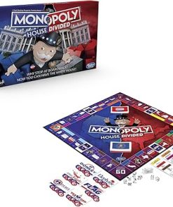 Monopoly House Divided Board Game for Families Ages 8 and Up 2