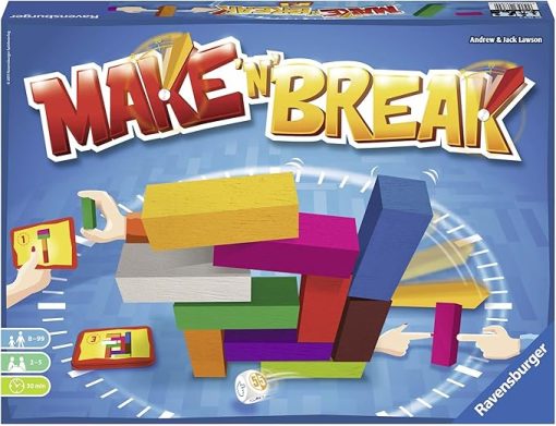 Ravensburger Make and Break Game for Family Fun and Team Play