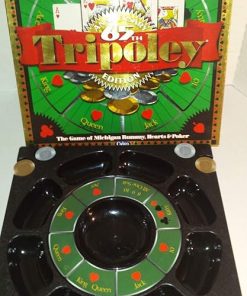 Cadaco Tripoley 65th Anniversary Edition with Rotating Turntable and Chips