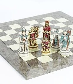 Cleopatra Queen of Egypt Chess Set Handmade in Italy 2