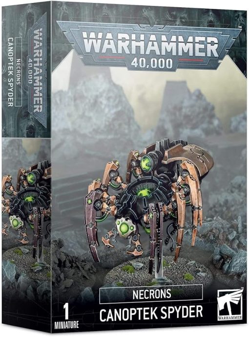 Games Workshop Warhammer 40000 Necrons Canoptek Spyder Overview