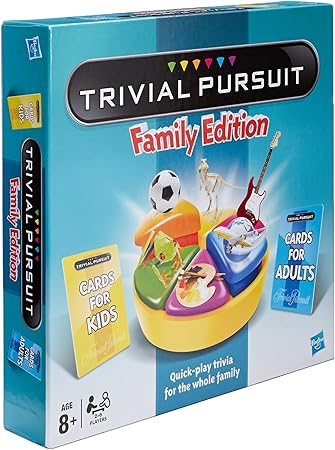 Trivial Pursuit Family Edition Hasbro Games 73013 for Fun Family Nights Trivial Pursuit Family Edition Hasbro Games 73013 for Fun Family Nights