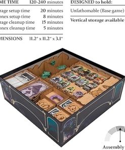 SMONEX Wooden Organizer for Unfathomable Board Game – Time-Saving Design 2