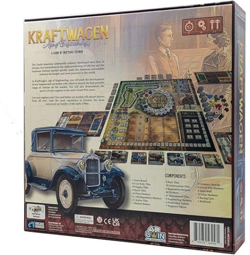 Kraftwagen Age of Engineering Strategy Board Game for Auto Competition - Image 2