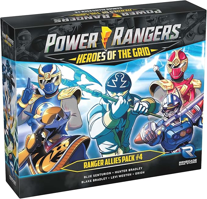 Power Rangers Heroes of The Grid Allies Pack 4 Expansion with 5 Heroes Power Rangers Heroes of The Grid Allies Pack 4 Expansion with 5 Heroes