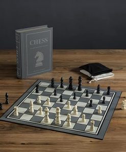 WS Game Company Vintage Chess Set for Bookshelf Display 2