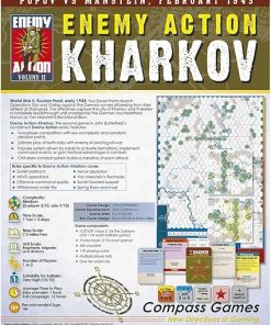 Enemy Action Kharkov Board Game by Compass Games – Strategy Fun 2