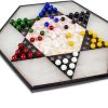 NOVICA Marbel chekers Mexican Marble Handcrafted Onyx Chinese Checkers Board Game from Mexico ‘Colorful, Multicolor