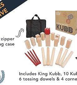 Wooden Kubb Viking Chess Outdoor Lawn Game by WE Games 2