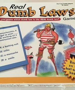 Pressman Real Dumb Laws Game Fun Family Trivia for All Ages