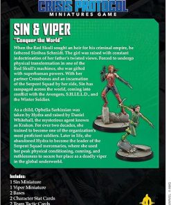 Marvel Crisis Protocol Sin and Viper Character Pack Overview 2