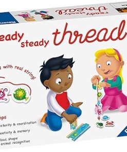 Ravensburger Ready Steady Thread Educational Game for Kids Age 3 and Up