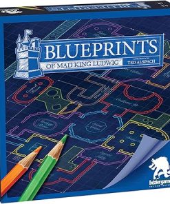 Mad King Ludwig Blueprints – Flip and Sketch Strategy Board Game