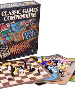 M.Y Classic Games Compendium with 100 Fun Games Including Chess Ludo