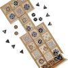 Royal Game of UR Ancient Strategy Board Game for Two Players 13.5″x5.5″