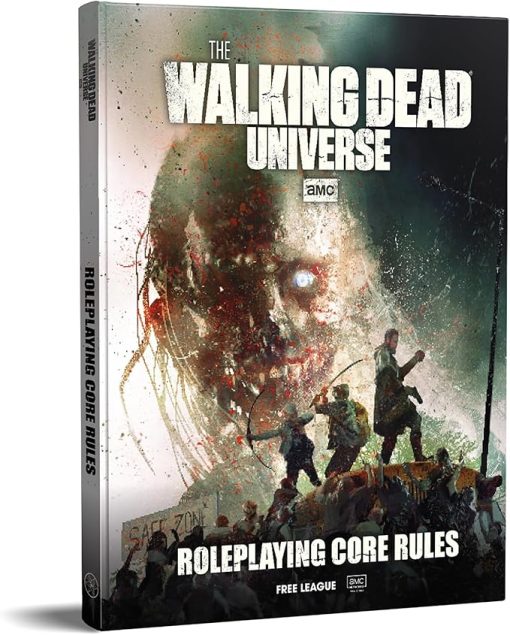 The Walking Dead RPG Core Rules Fantasy Horror Adventure Hardback Book