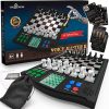 Classic Voice Master Chess Set for Ages 6 and Up, 1-2 Players