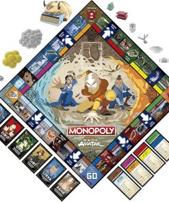 Monopoly Avatar Nickelodeon Last Airbender Edition Board Game for Kids 2