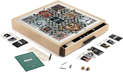 Clue Luxe Edition Board Game with Solid Maple Wood Cabinet by WS Game 2 Clue Luxe Edition Board Game with Solid Maple Wood Cabinet by WS Game - Image 2