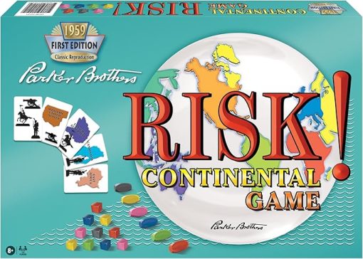 Risk 1959 Classic Strategy Game with Original Artwork for 2 to 6 Players - Image 2