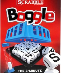 Hasbro Scrabble Boggle Game for Family Fun and Word Challenges