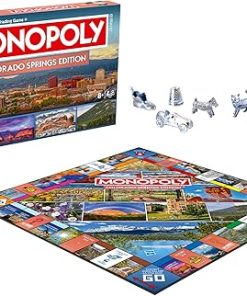 Monopoly Colorado Springs Edition Family Board Game for 2-6 Players