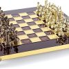 Greek Roman Army Chess Set Brass Nickel Blue Chess Board 3