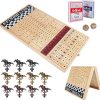 Horse Racing Board Game with Cards Dice Metal Horses and Poker Chips 3