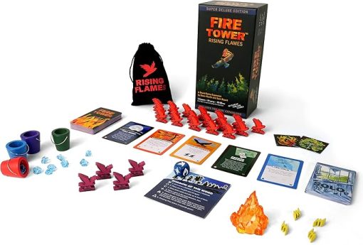 Fire Tower Rising Flames Deluxe Expansion with Mini Expansions for Strategy Game - Image 2