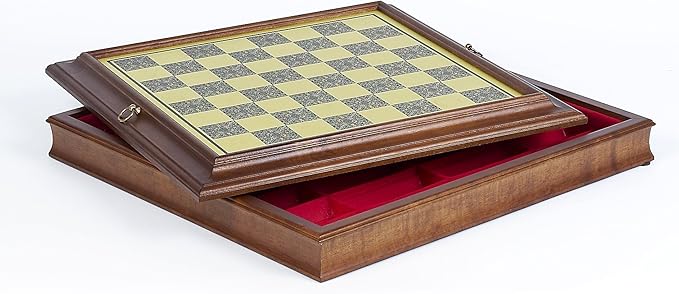 Bellagio Chess and Checkers Cabinet Board Made in Italy 2 Bellagio Chess and Checkers Cabinet Board Made in Italy - Image 2