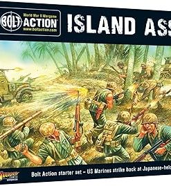 Warlord Bolt Action Island Assault Starter Set WWII Tabletop Wargame Kit