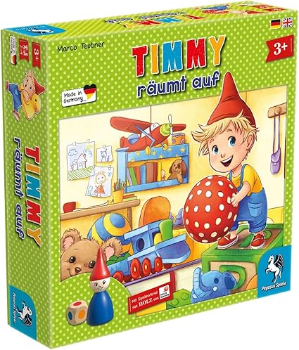 Timmy Rumt Auf Board Game by Pegasus Spiele Ages 3+ 2-4 Players Timmy Rumt Auf Board Game by Pegasus Spiele Ages 3+ 2-4 Players