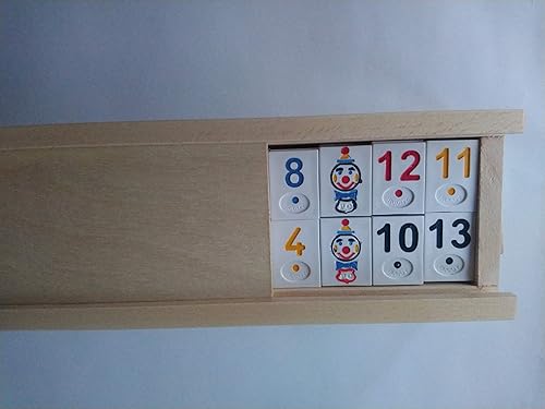 New big rummi game in handmade wooden box white piece children’s travel game strategy family board game gift 2 New big rummi game in handmade wooden box white piece children's travel game strategy family board game gift - Image 2